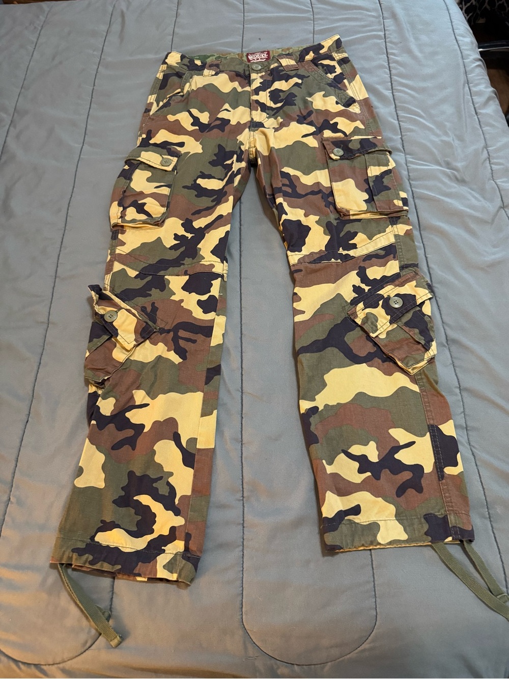 Match & Matchstick Camo Cargo Pants, Mens L/32, (175/86A) Military NWOT
